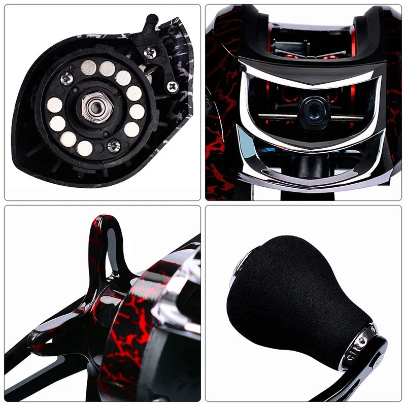 Spinning Reels 7 1 Gear Ratio Eighteen Plus One Ball Bearings CNC Spool