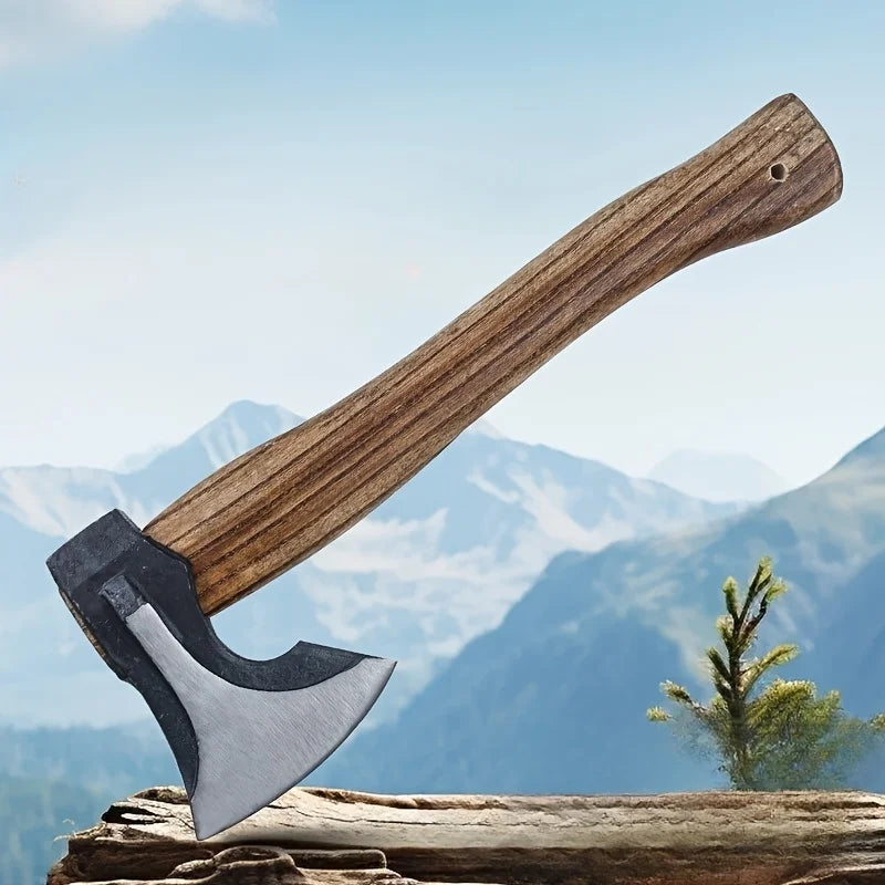Professional Firewood Splitting Axe Featuring Durable Steel Blade