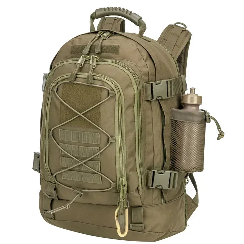 Water Resistant Tactical Nylon Backpack For Outdoor Hiking Travel