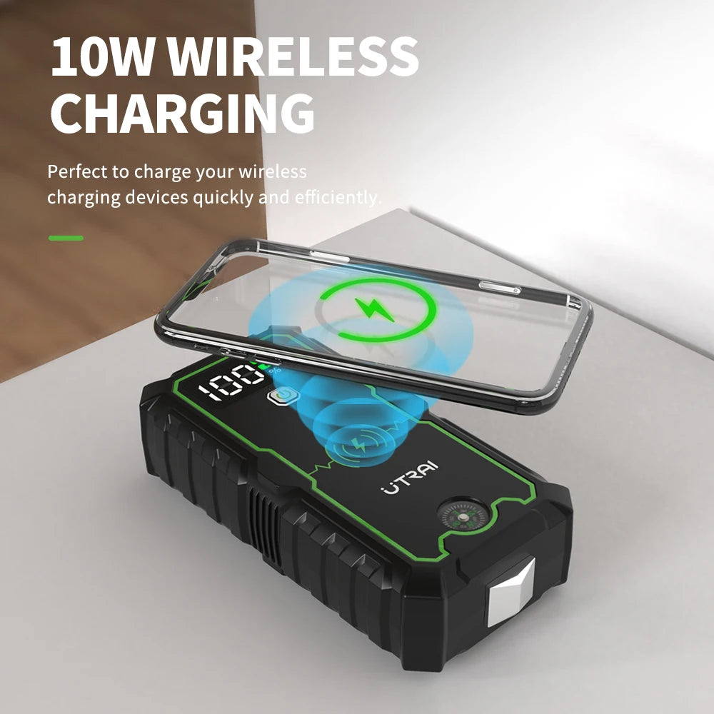 UTRAI 4000A Jump Starter Power Bank Portable Car Booster 12V