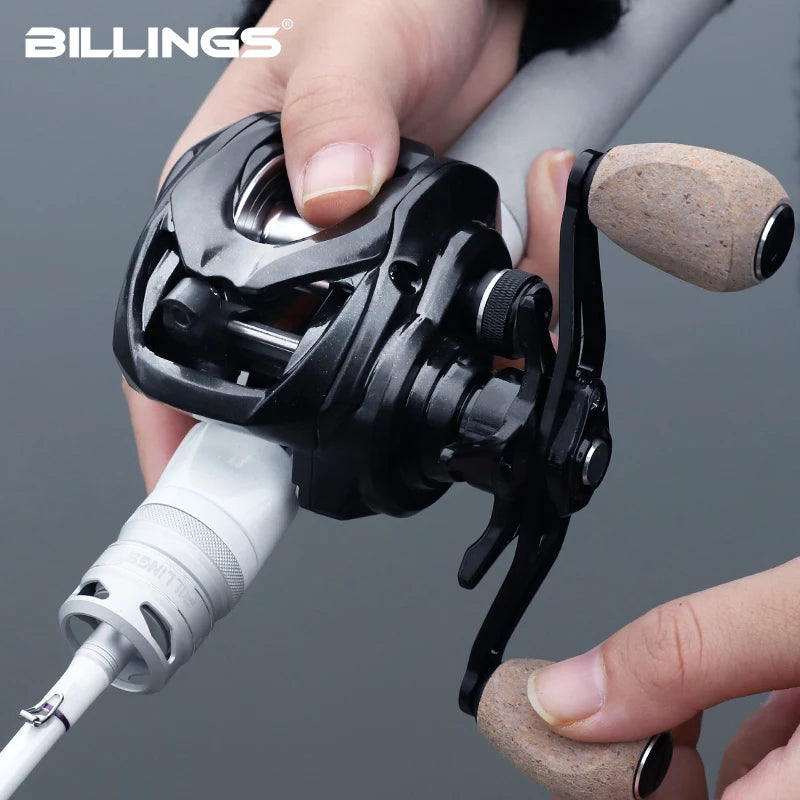 Billings Baitcasting Fishing Reel 8Kg Max Drag 7to1 Magnetic Brake