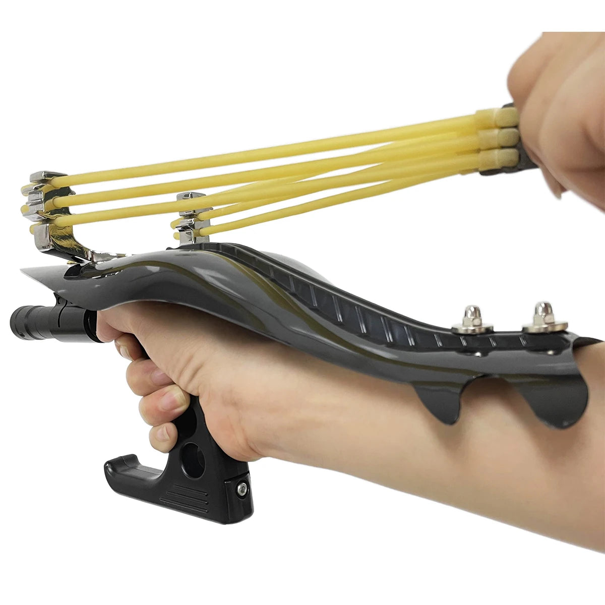 Outdoor Slingshot Set Jungle Hunting Catapult With Fishing Wheel