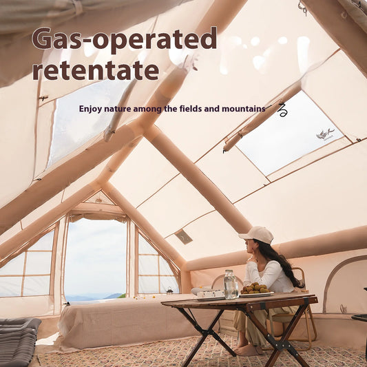 Pakicetus Inflatable Premium Family Tent With Stove Plug