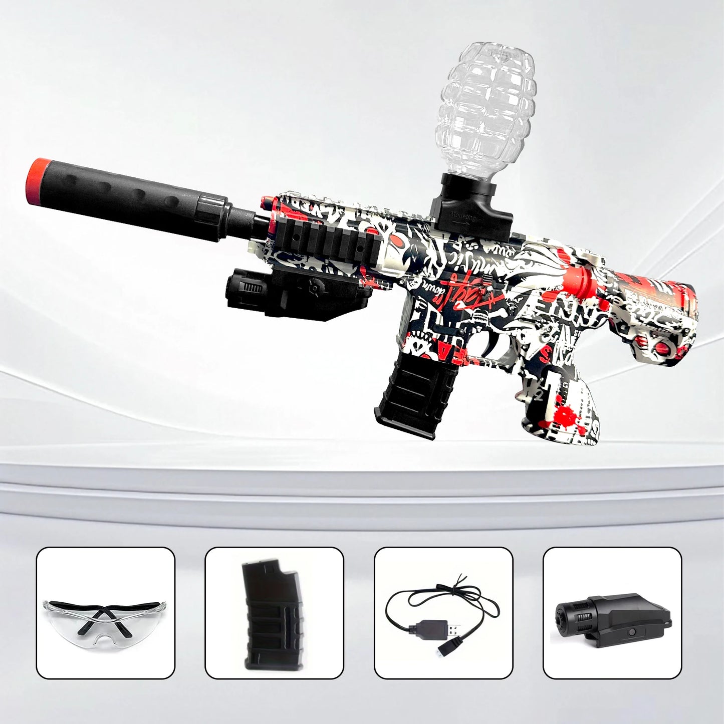 Hign-concerned Electric Gel Ball Blaster Gun High Speed Splat Toy