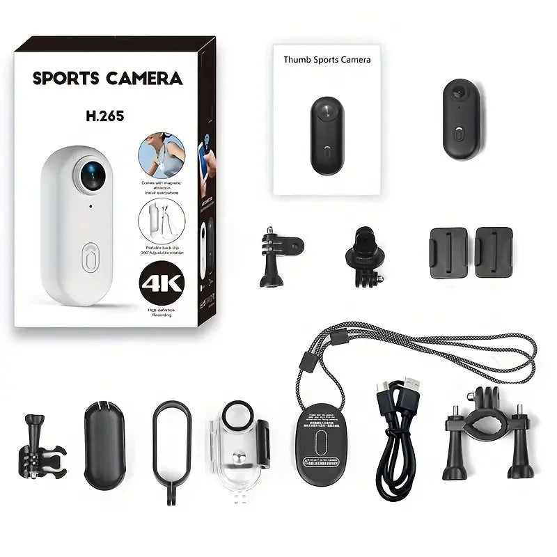 KIDKD 4K Action Camera for Bicycle Motorcycle Helmet WiFi