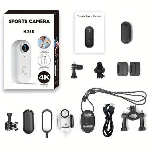 KIDKD 4K Action Camera for Bicycle Motorcycle Helmet WiFi