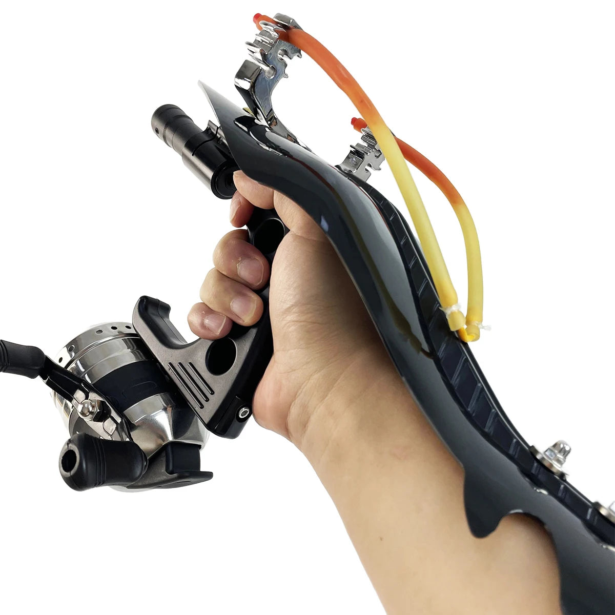 Outdoor Slingshot Set Jungle Hunting Catapult With Fishing Wheel