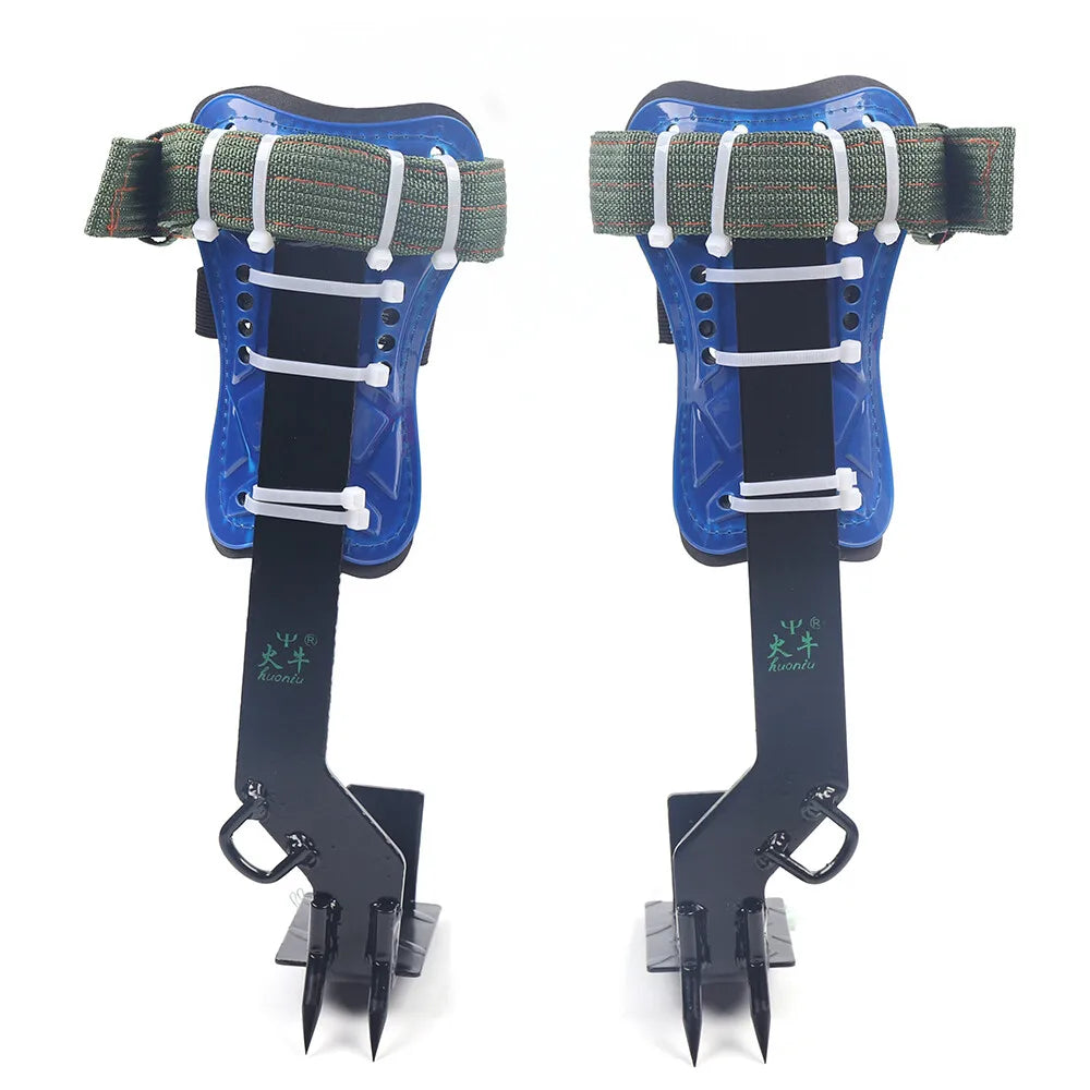 Bymaocar Tree Climbing Spike Set With Safety Belts And Carabiner
