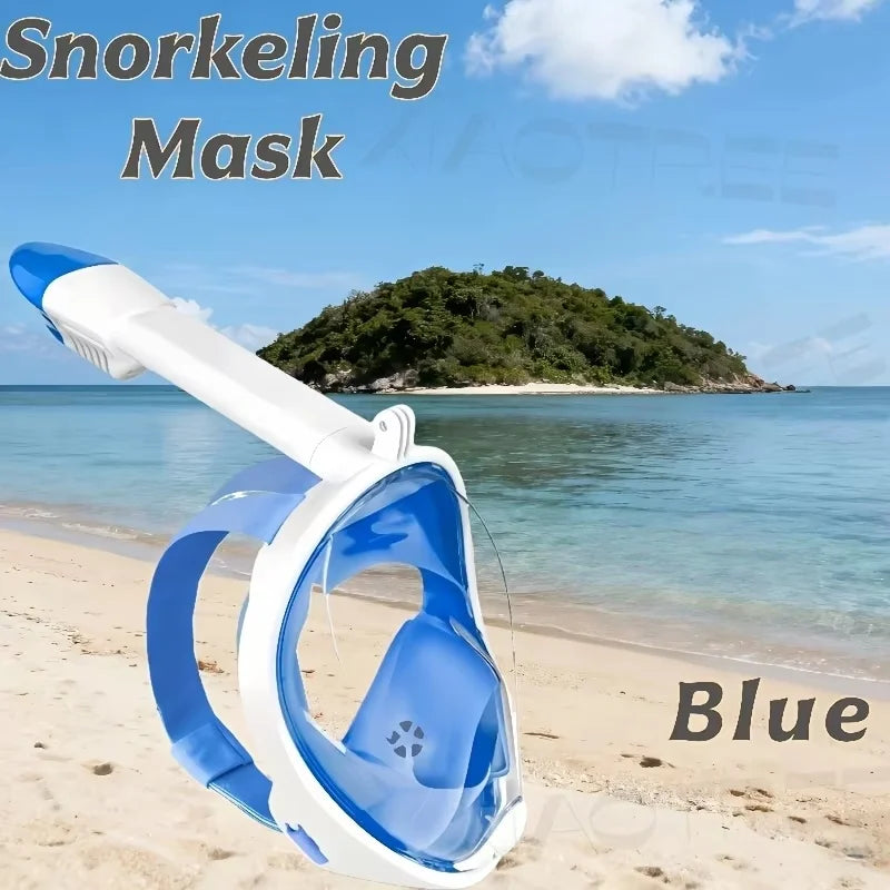 Full Face Snorkeling Mask For Kids And Adults Anti Fog
