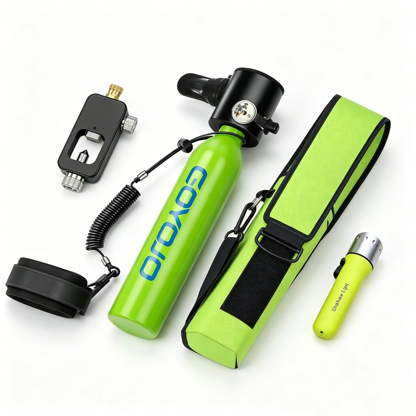 GOYOJO Mini Scuba Tank Portable Emergency Diving Cylinder For Snorkeling
