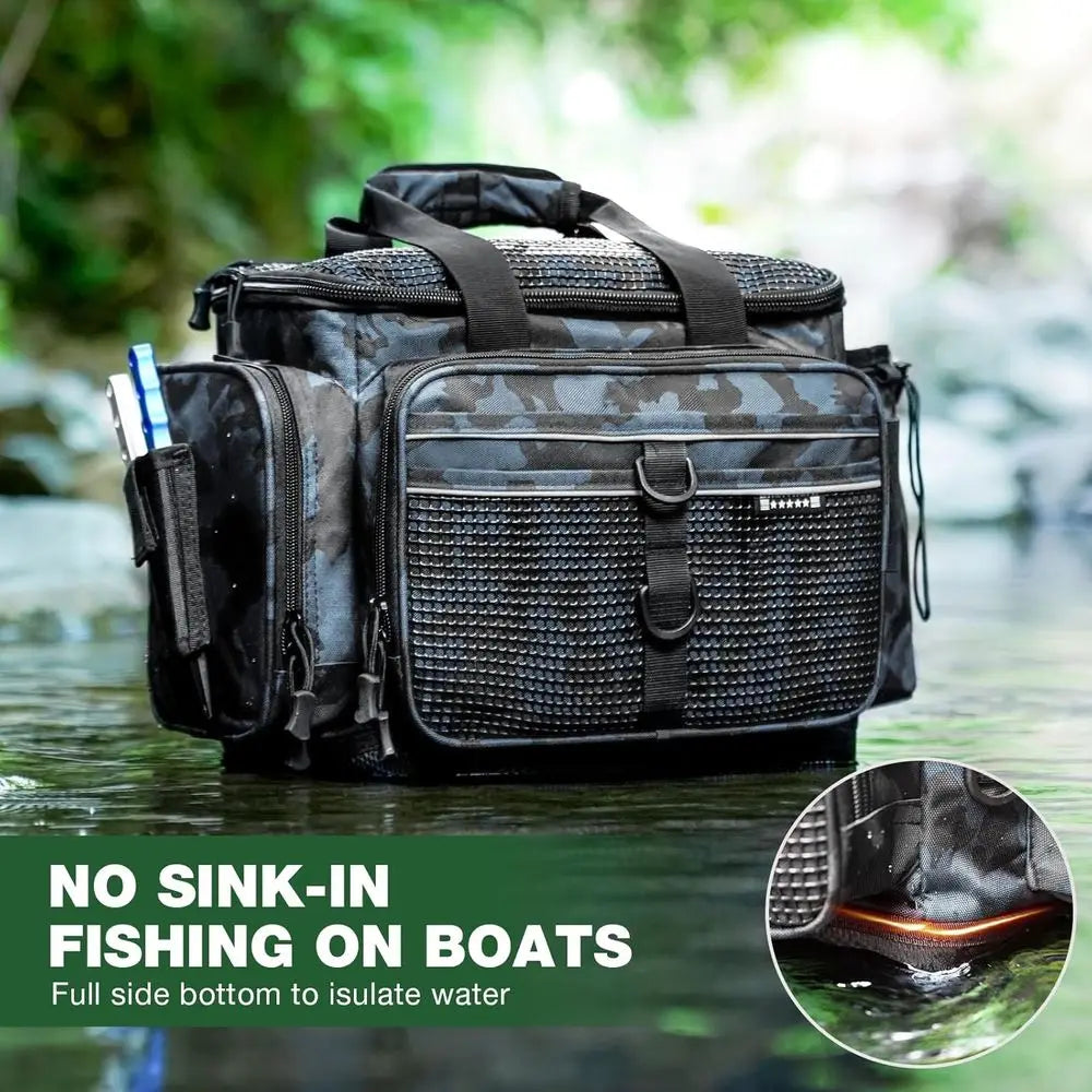 Tackle Box Organizer With Removable Dividers Waterproof Lure Storage
