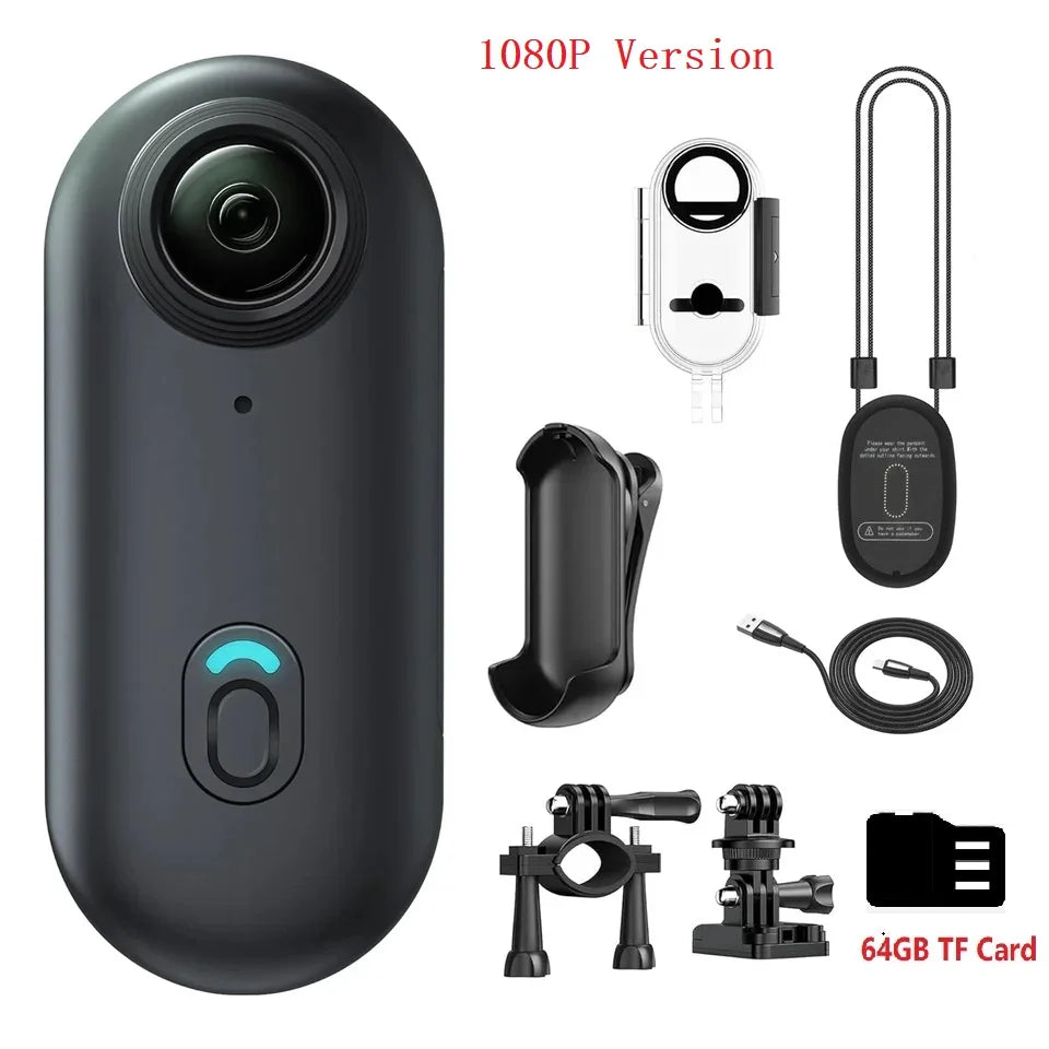 KIDKD 4K Action Camera for Bicycle Motorcycle Helmet WiFi