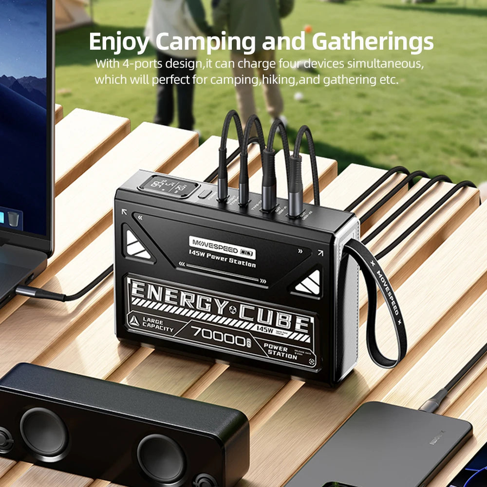 LED Camping Lantern 70000mAh Large Capacity Battery Rechargeable