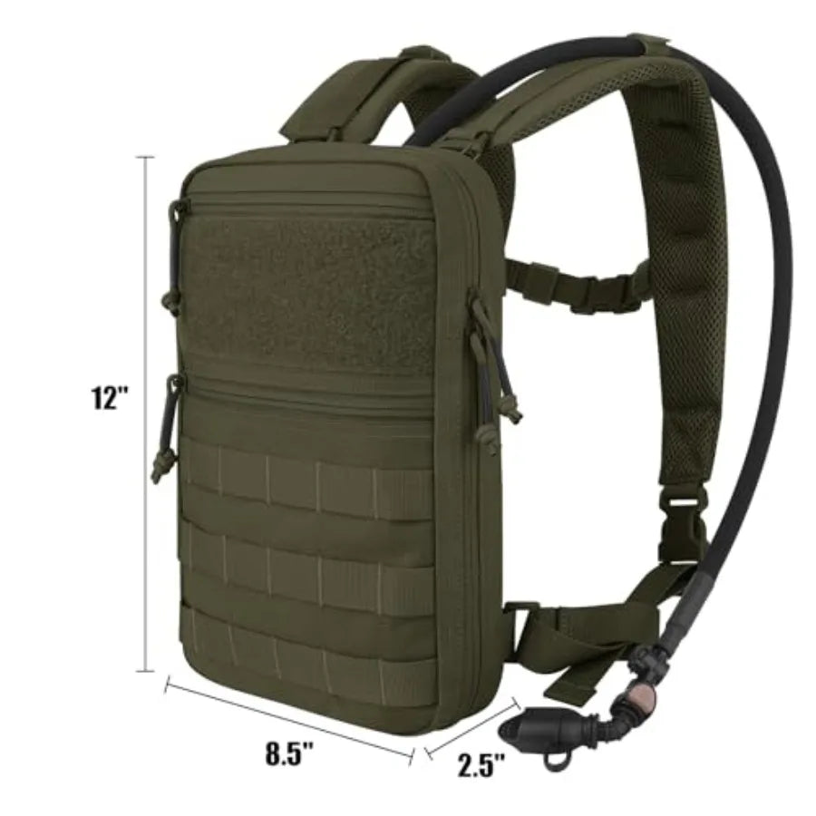 Tactical Molle Hydration Pack Lightweight Water Reservoir For Hiking