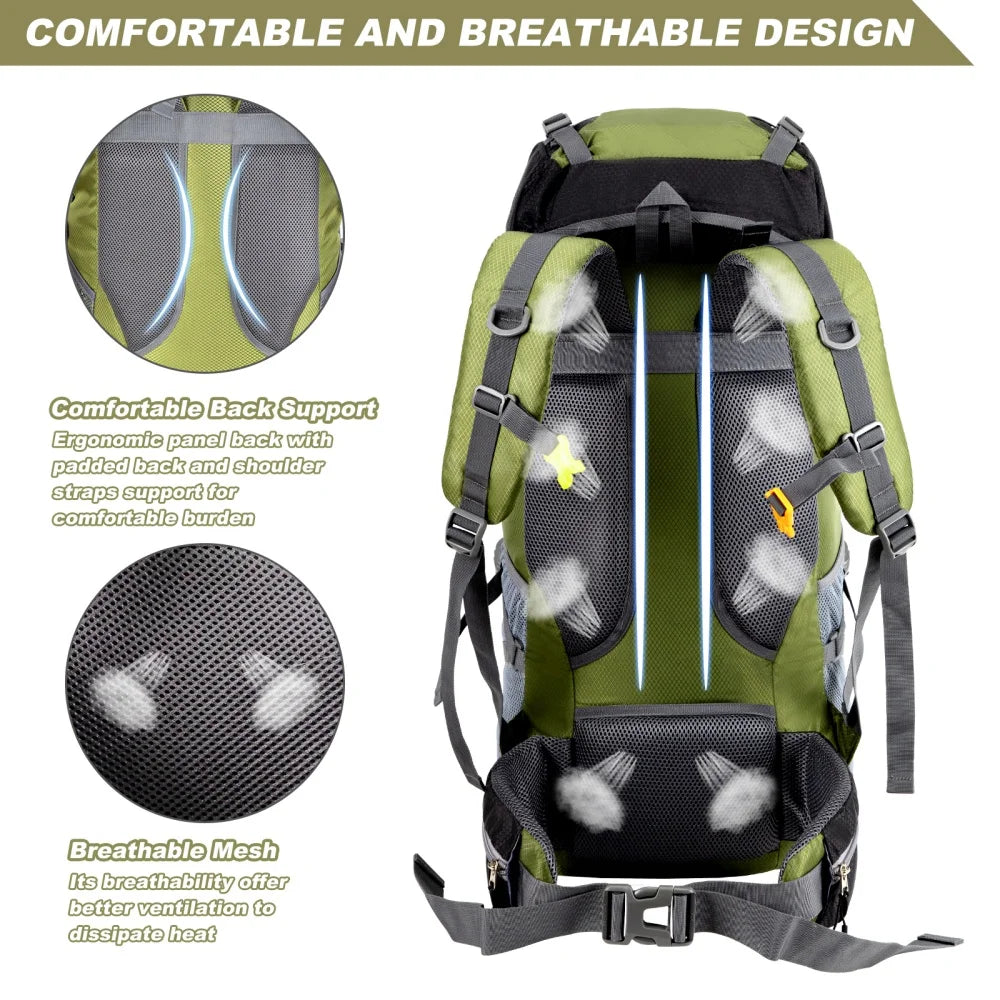 Night Cat Hiking Backpack Lightweight All Seasons Men Women