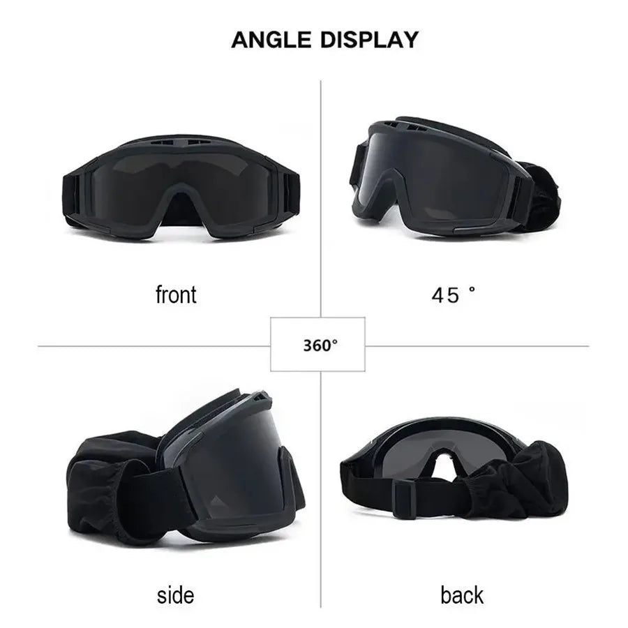 Explosion Proof Tactical Goggles For Airsoft And Paintball