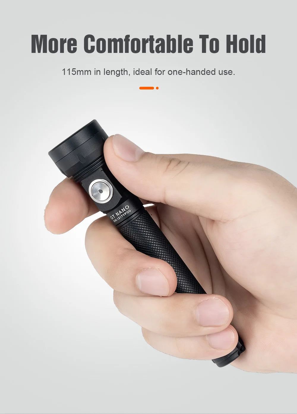 Lumintop GT Nano USB Rechargeable EDC Flashlight