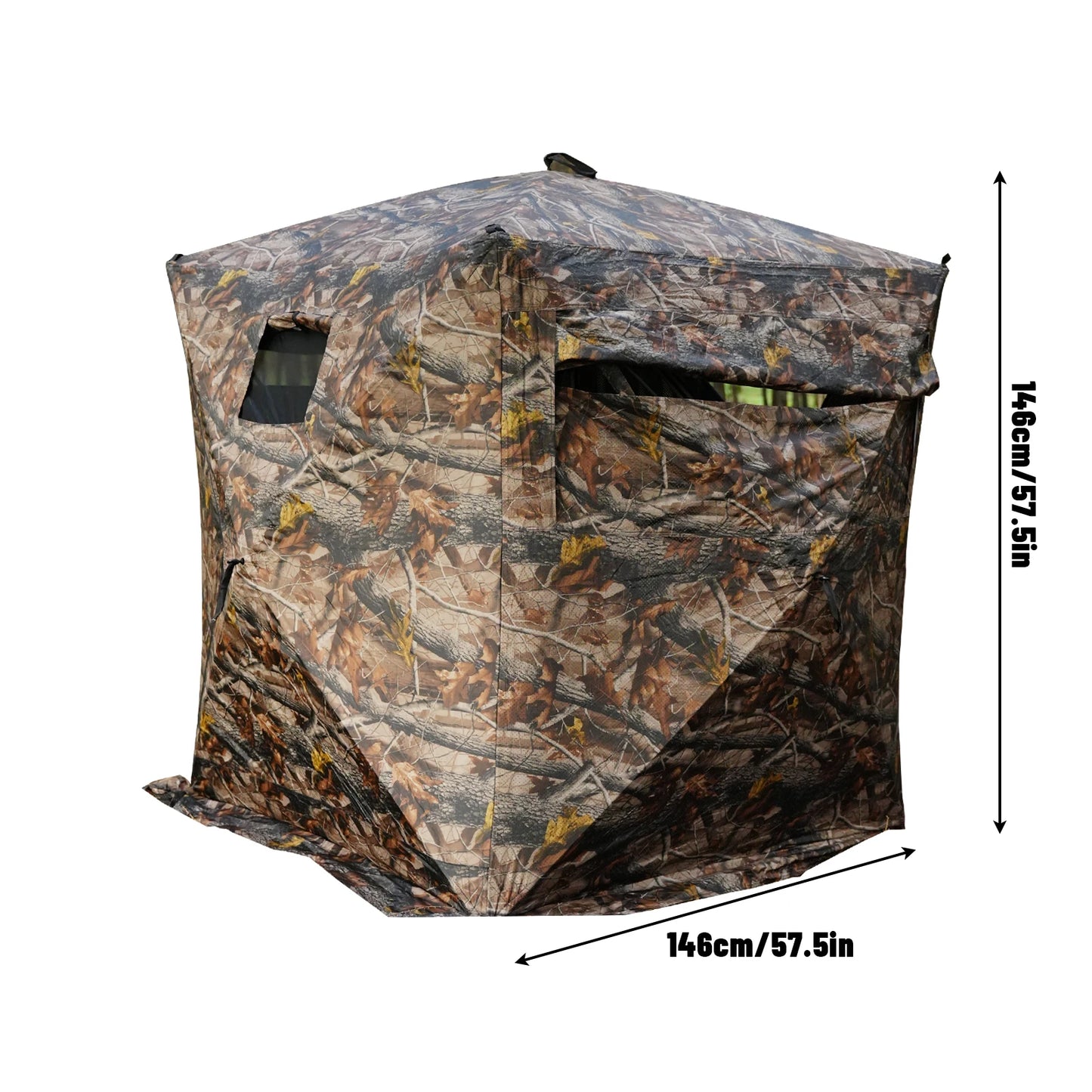 Pakicetus Terrain 360 See Through Hunting Blind Pop Up Tent