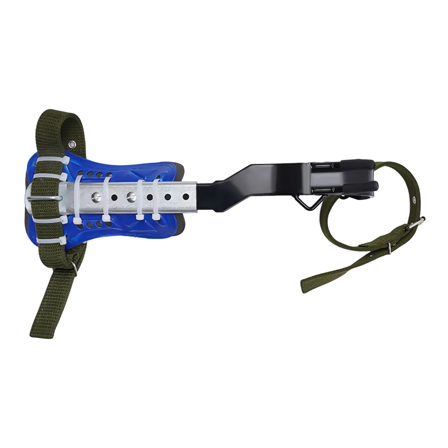 Q235 Steel Plate Tree Climbing Spike Set With Safety Gloves