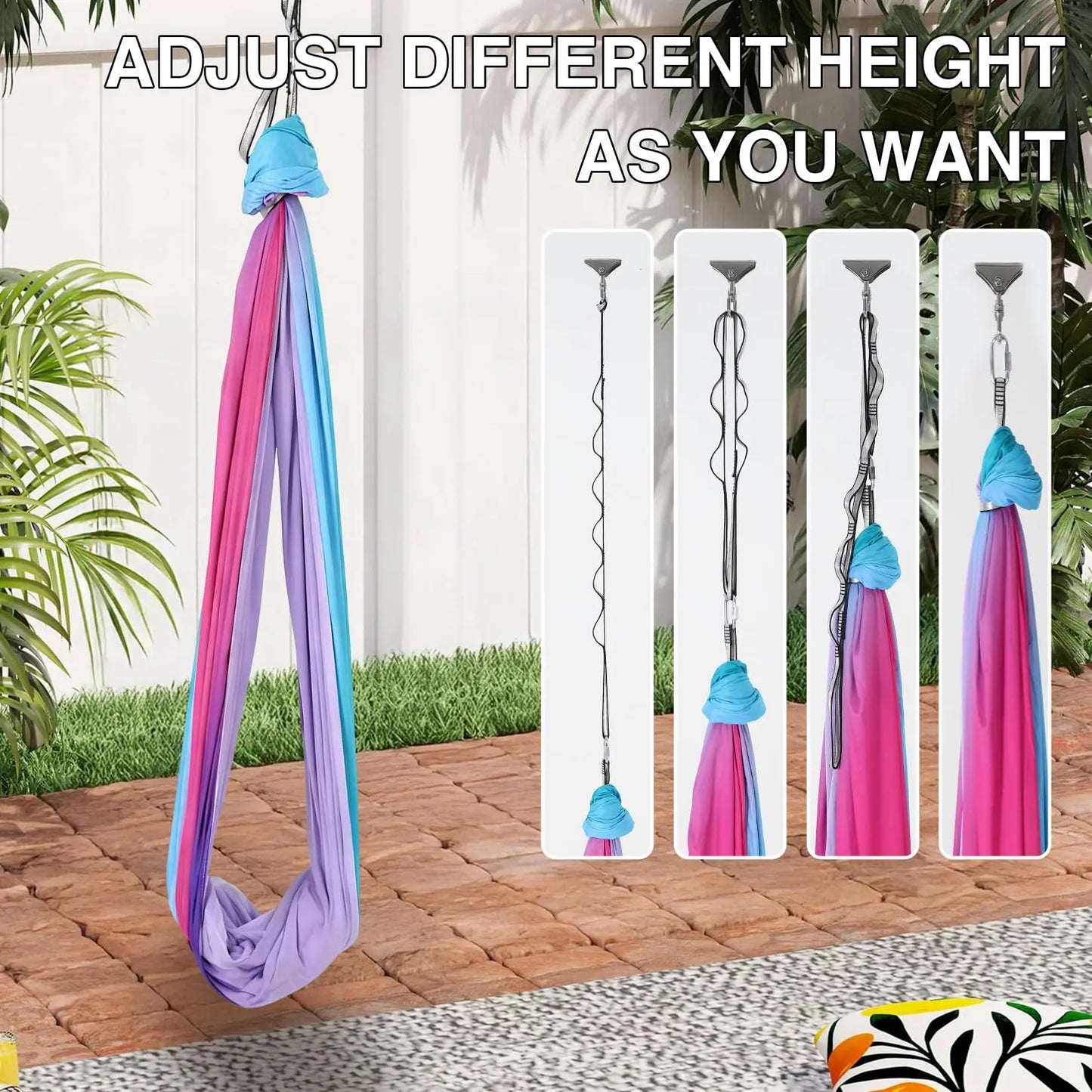 HiMISS Sensory Swing Hammock Chair for Kids Indoor Outdoor 360Swivel