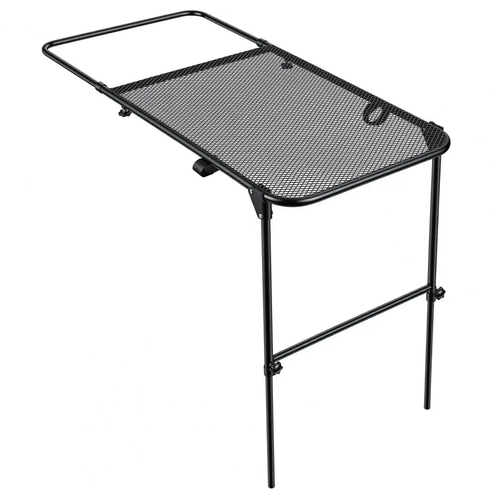 Tire Mount Camping Desk Adjustable Steel Folding Table For Tailgate
