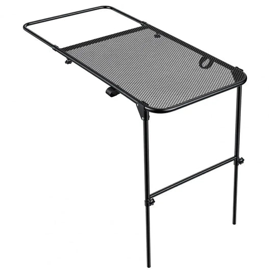 Tire Mount Camping Desk Adjustable Steel Folding Table For Tailgate