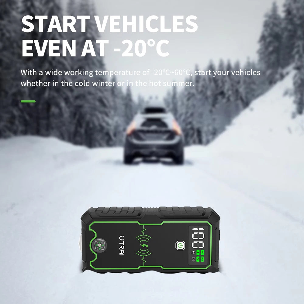 UTRAI 4000A Jump Starter Power Bank Portable Car Booster 12V