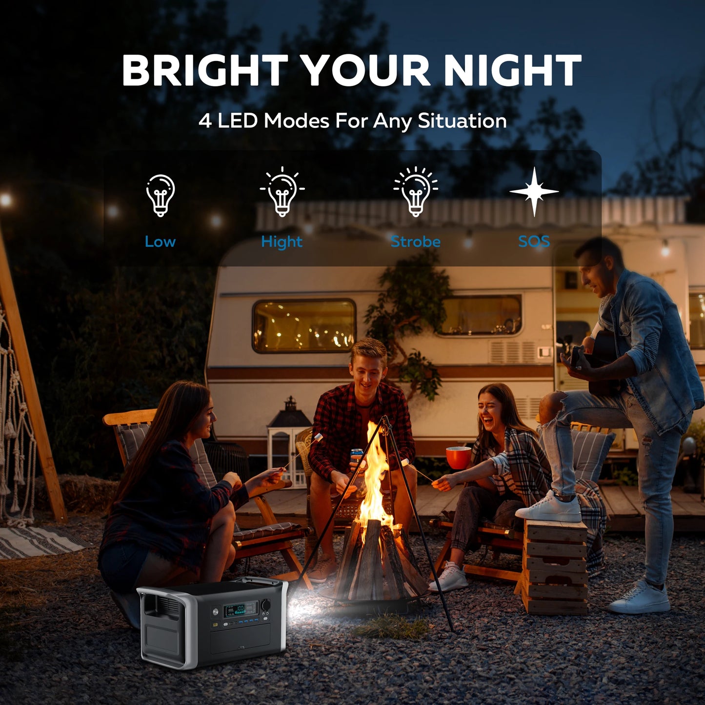 CTOLITY 1024Wh LiFePO4 Portable Power Station 1600W Pure Sine Wave