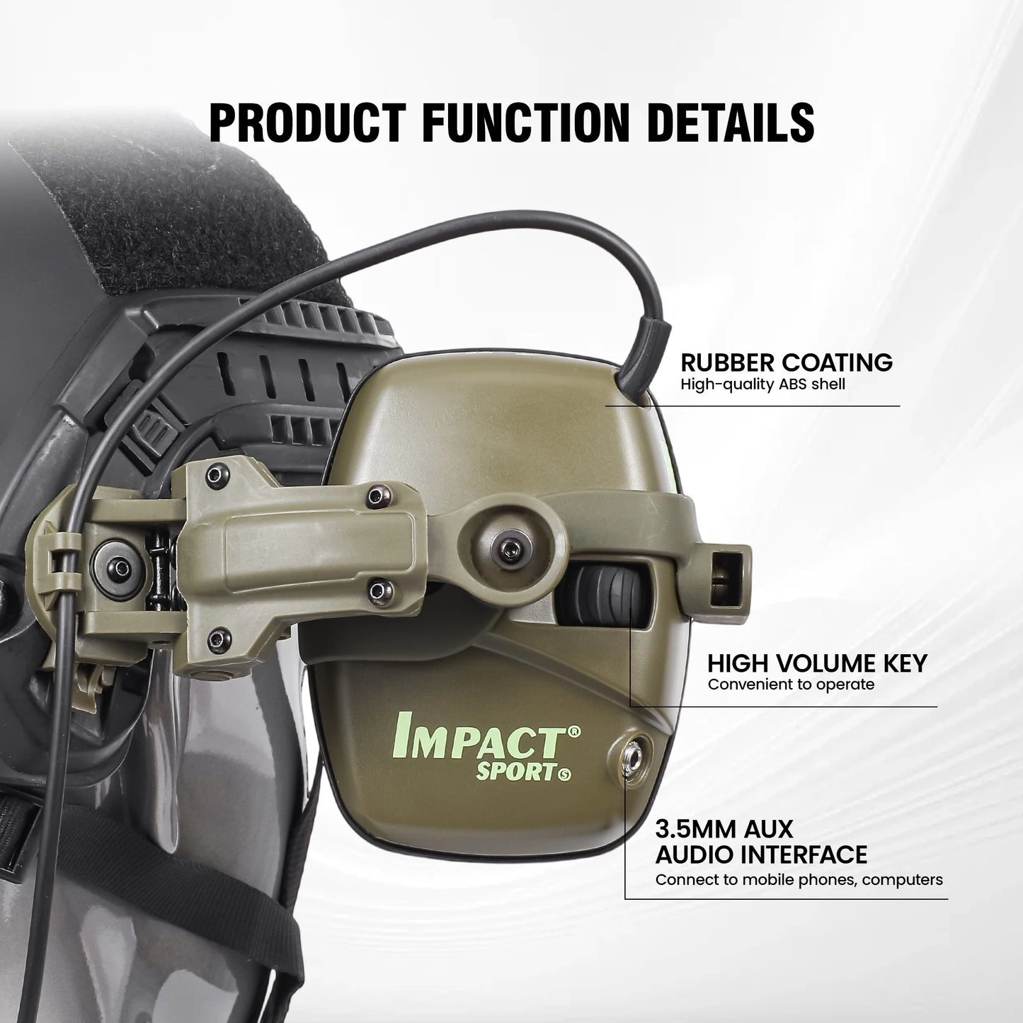 ARM NEXT Tactical Noise Cancelling Headset For Military And Hunting