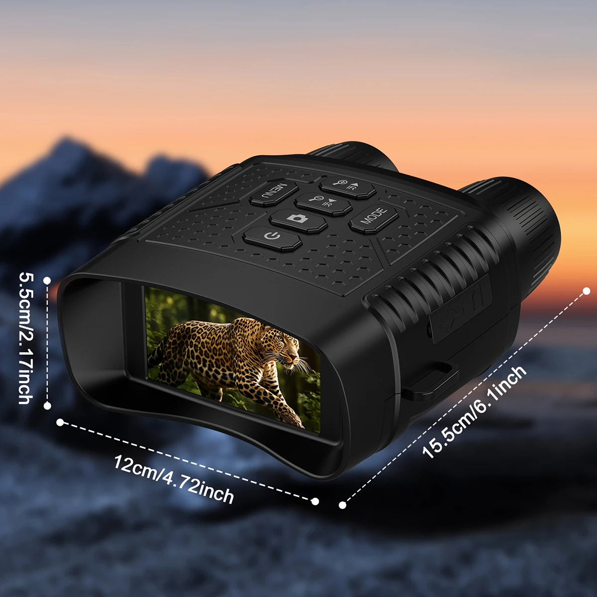 Rechargeable Digital Night Vision Binoculars With Large Screen