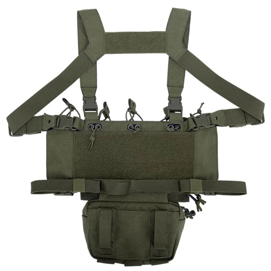 Tactical Chest Mini Rig 1000D Quick Release Vest With Pockets