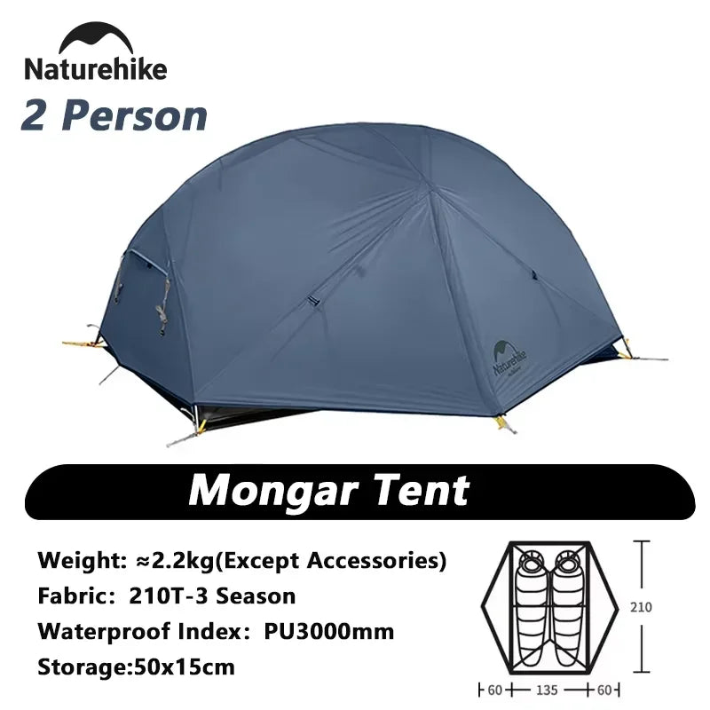 Naturehike Mongar Ultralight 2 Person Waterproof Tent