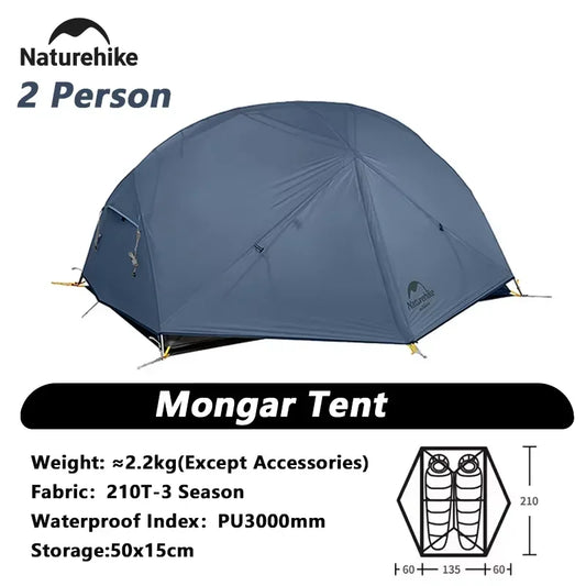 Naturehike Mongar Ultralight 2 Person Waterproof Tent