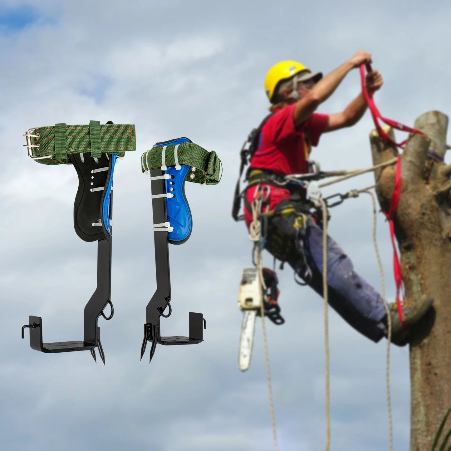 Outdoor Climbing Harness And Safety Equipment For Aerial Work