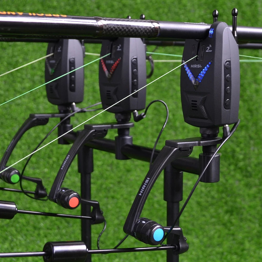 Hirisi Wireless Carp Fishing Alarm Set With 2 Way Remote S3