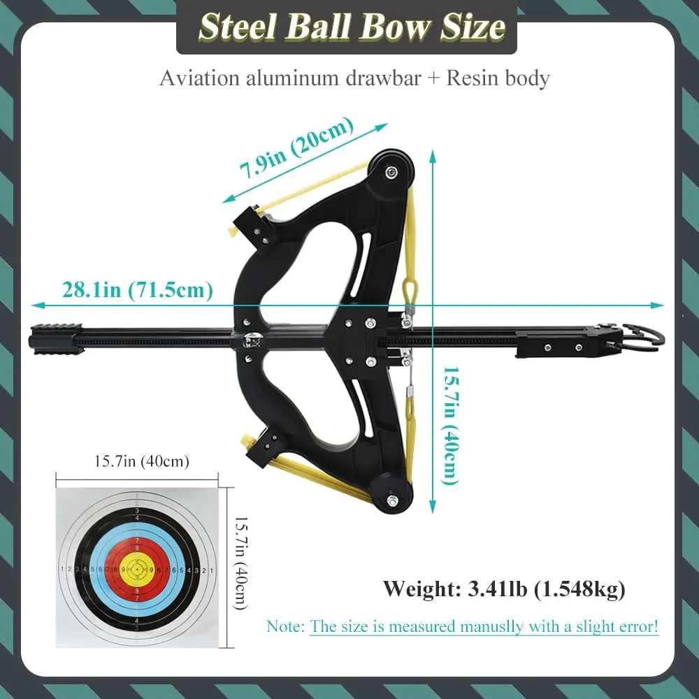 Compound Slingshot Bow Set For Adults With Continuous Shooting