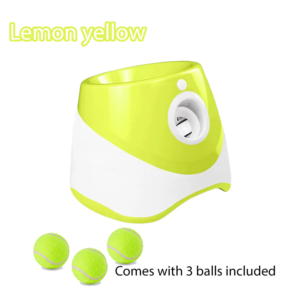 Automatic Adjustable Dog Tennis Ball Launcher With Three Balls