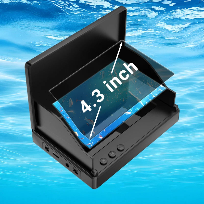 IP68 Underwater Fishing Camera With Monitor Night Vision Depth Finder