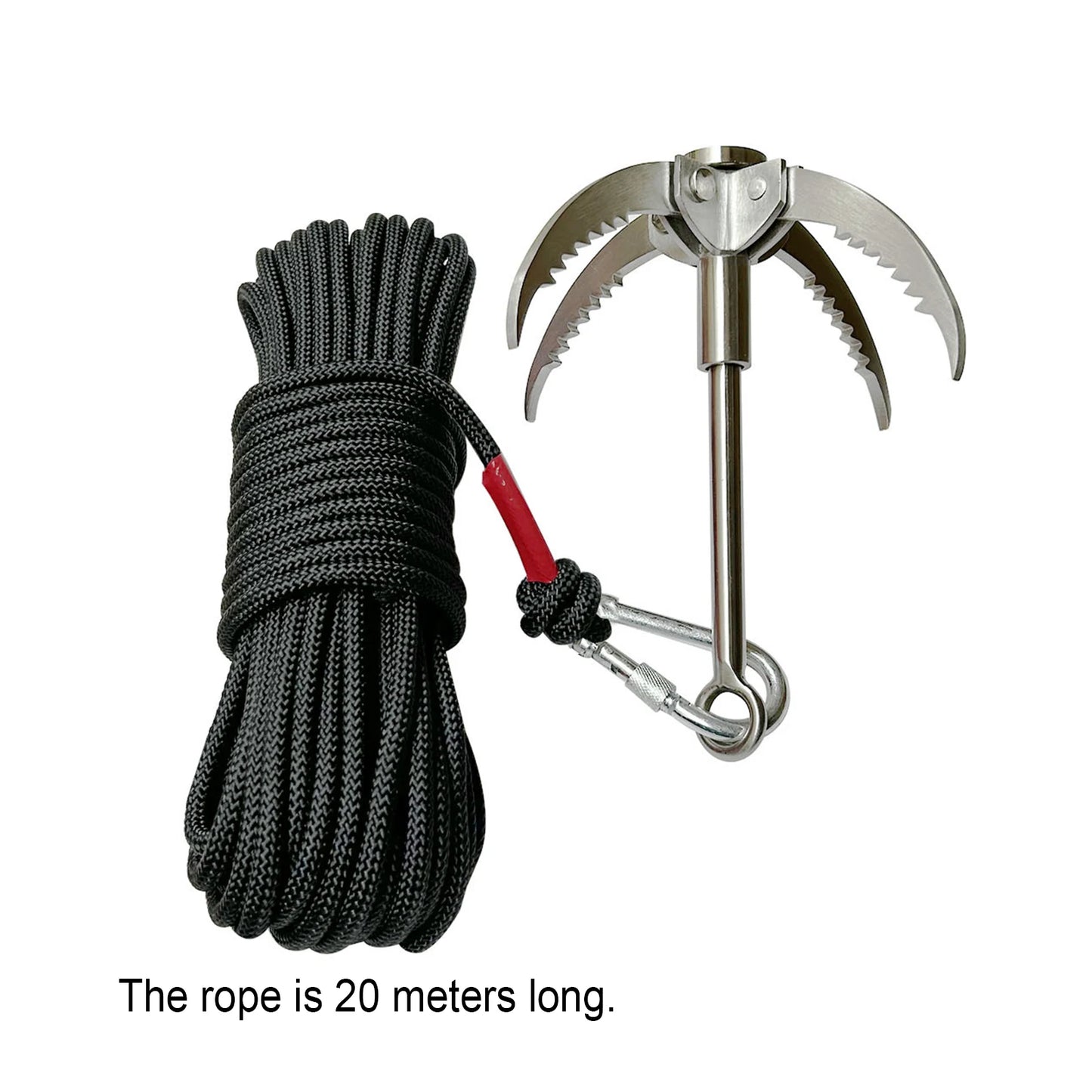 Grappling Hook Survival Gear For Outdoor Rock Climbing And Camping