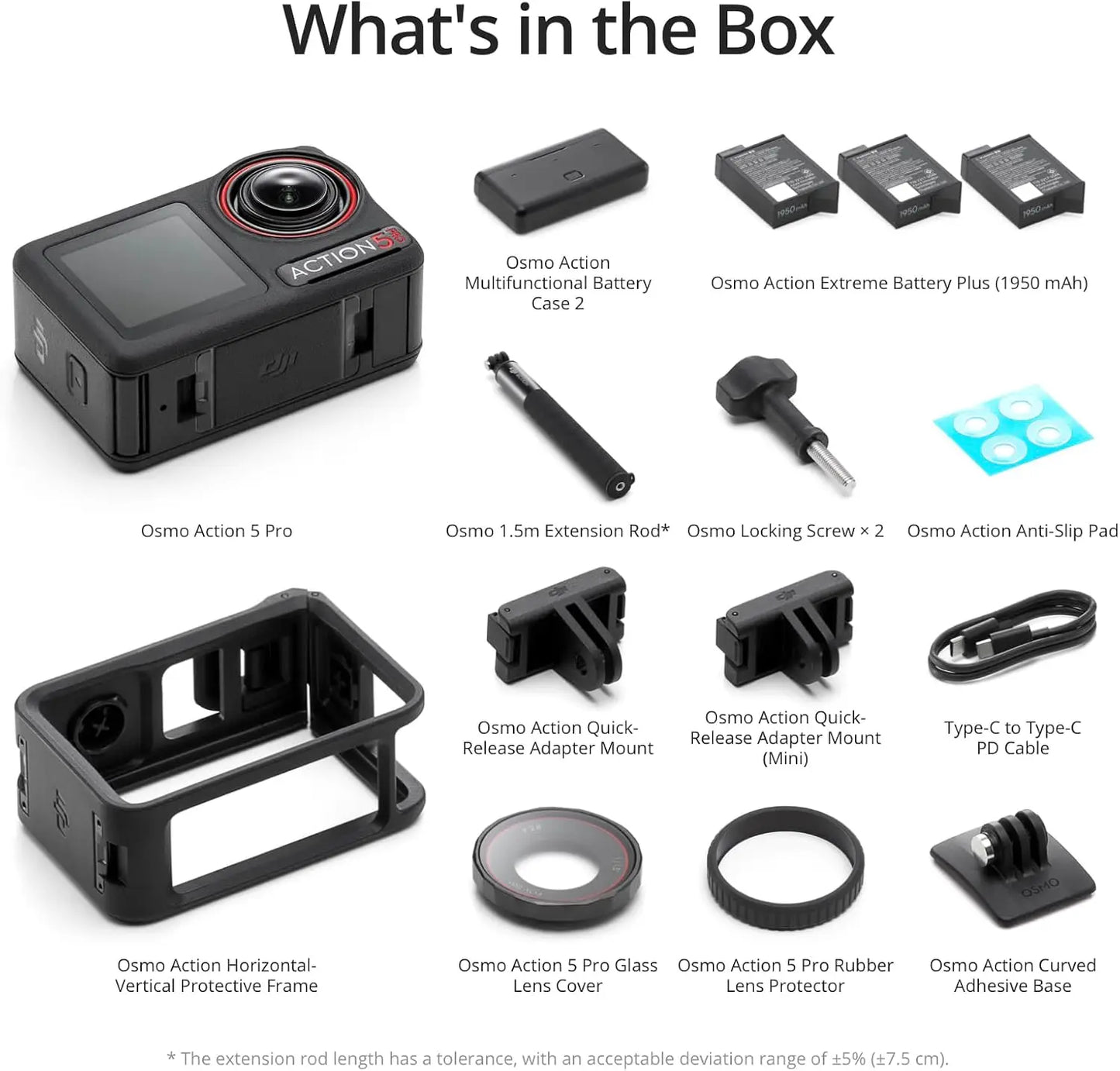 DJI Osmo Action 5 Pro Camera With 4K 120FPS Battery