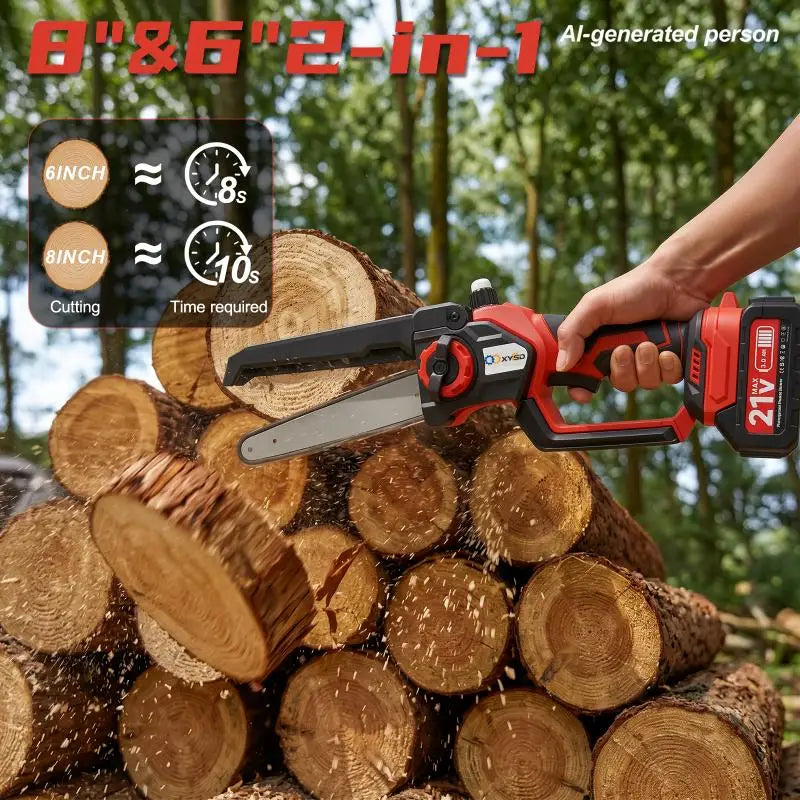 XYSD Cordless Portable Mini Chainsaw For Wood And Tree Cutting