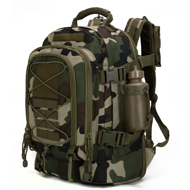 LQARMY Military Tactical Backpack Molle Rucksack For Outdoor Hiking