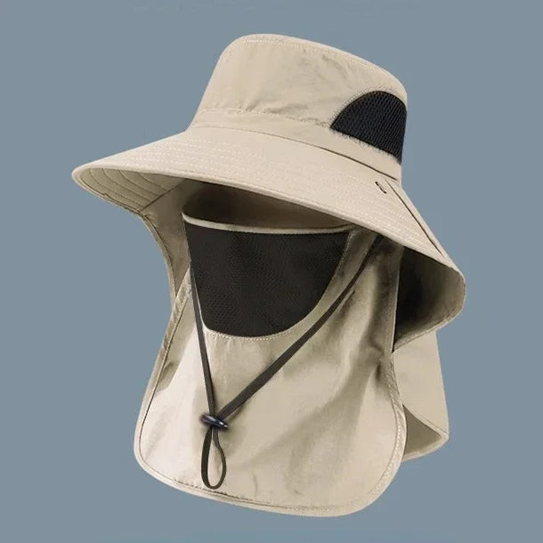 UV Protective Outdoor Sun Hat With Neck Flap For All