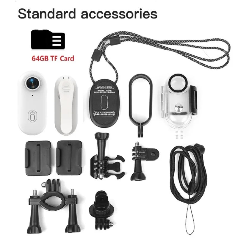 KIDKD 4K Action Camera for Bicycle Motorcycle Helmet WiFi