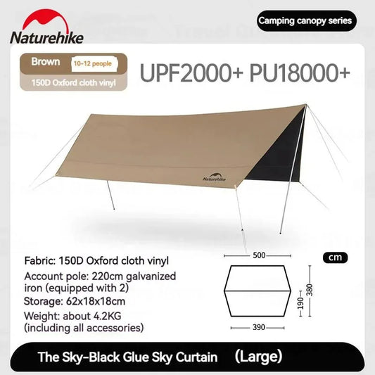 Naturehike Waterproof Canopy Sun Shelter For Outdoor Camping