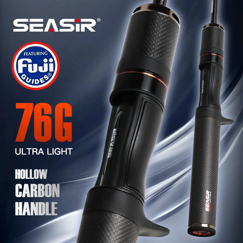 SeaSir Spinning Baitcasting Rod With Fuji Guide Rings
