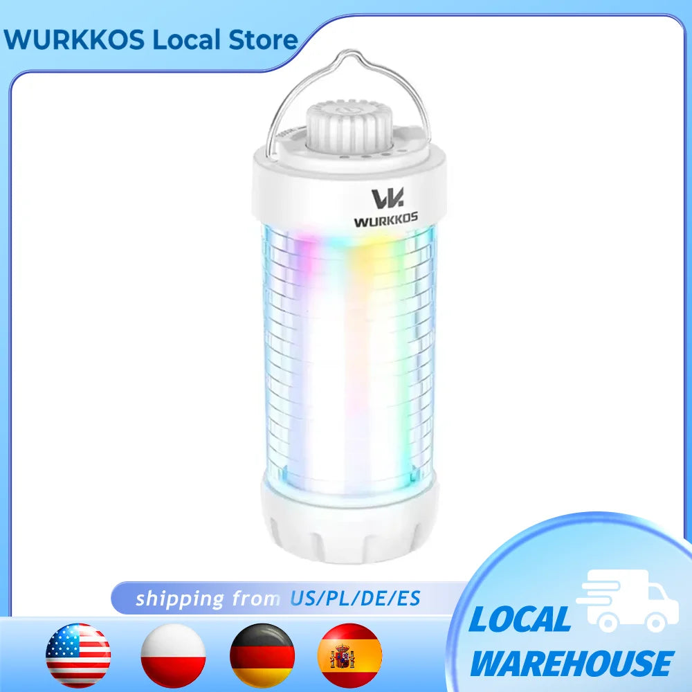 Wurkkos CL01 Camping Lantern 550LM RGB LED Flashlight Waterproof