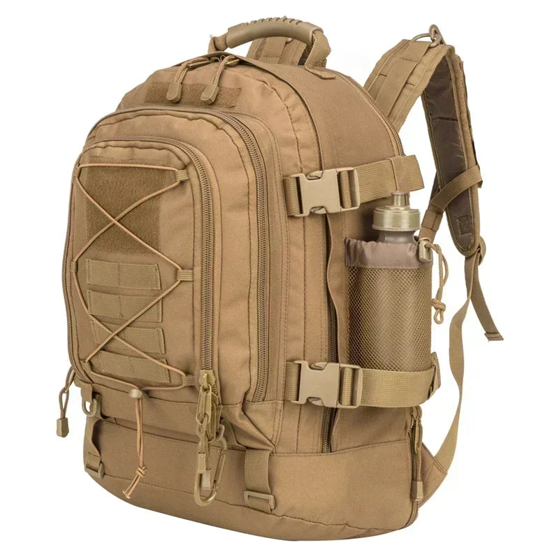 Water Resistant Tactical Nylon Backpack For Outdoor Hiking Travel