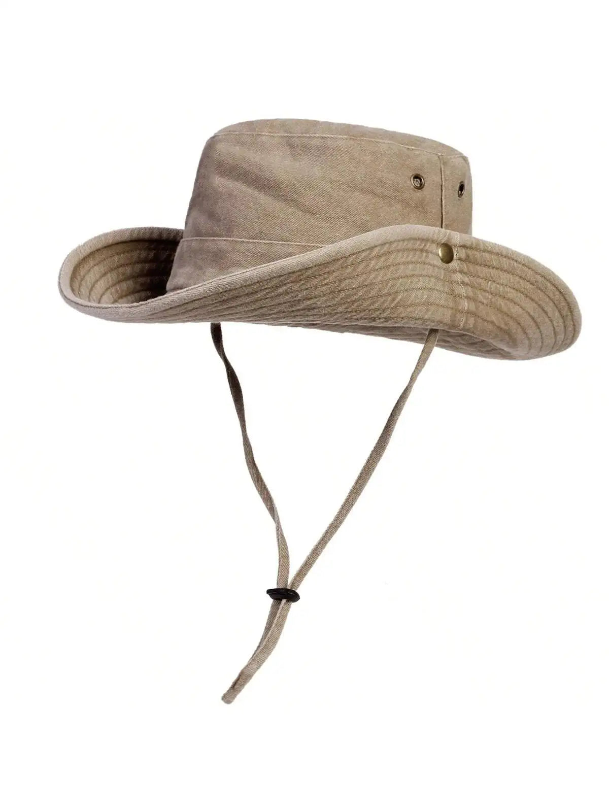 Men Washed Bucket Hat Sun Protection Outdoor Fisherman Cap