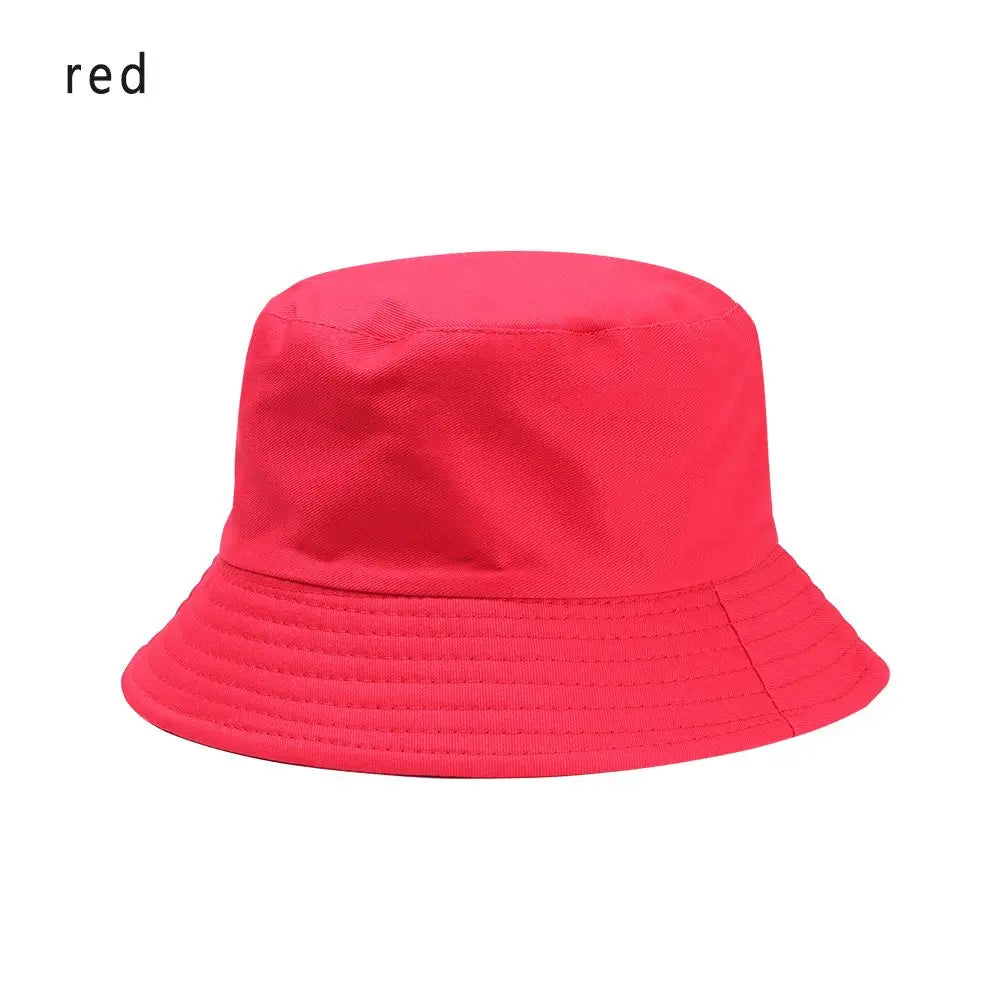 Children Unisex Foldable Bucket Hat Sun Protection Cotton Outdoor